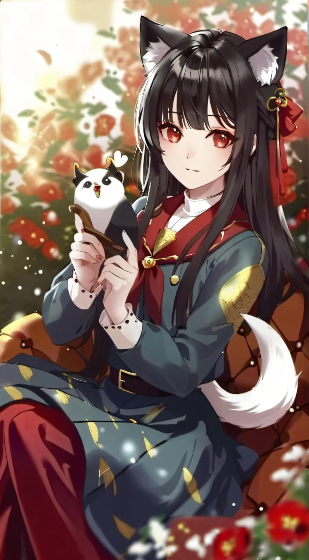 ai character: лайна background