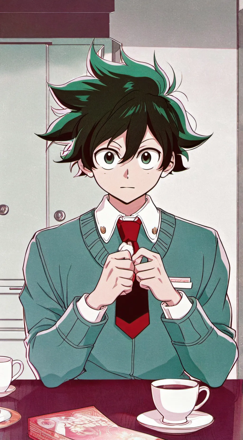 ai character: MHA: Armageddon  background
