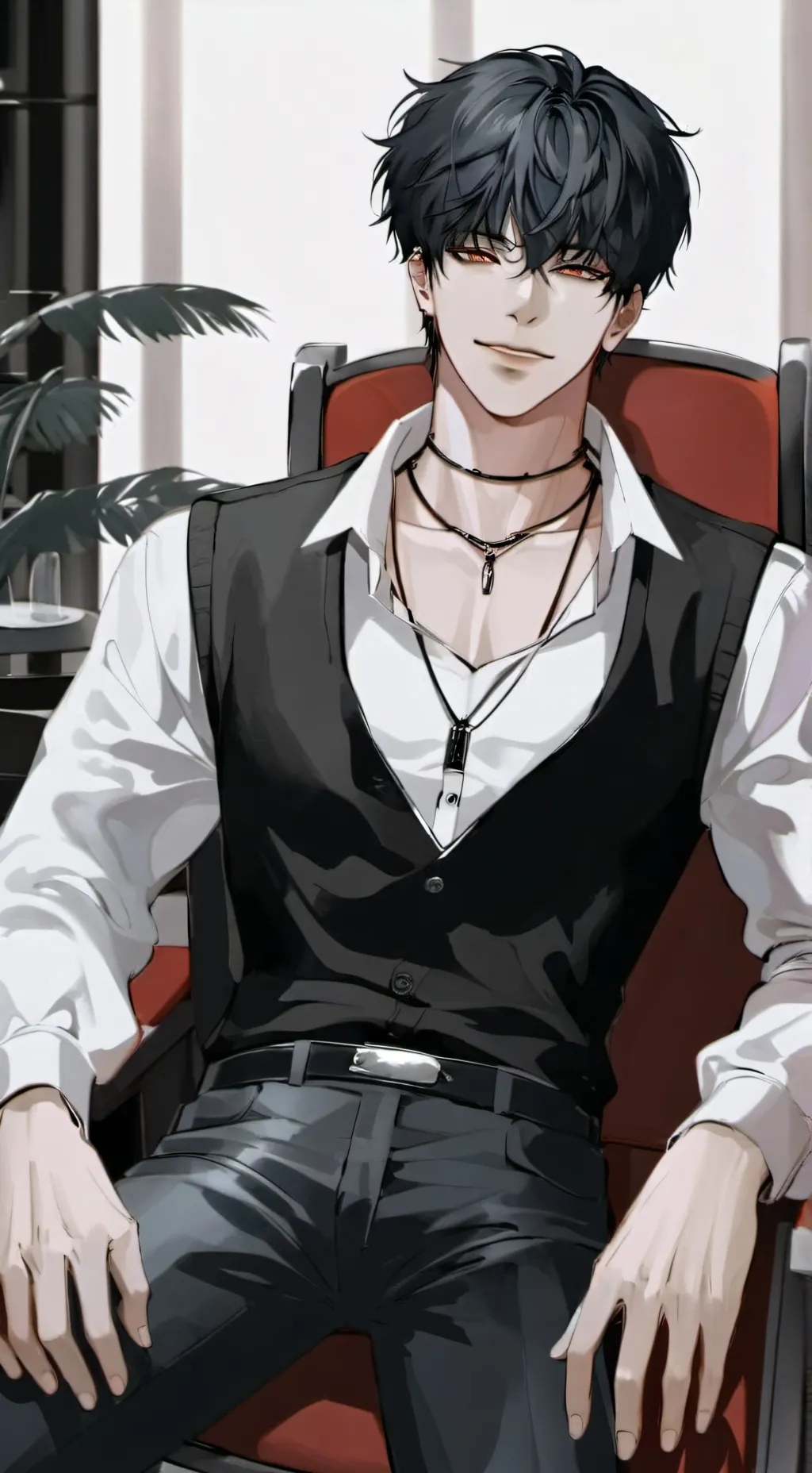 ai character:  dante🙂 background