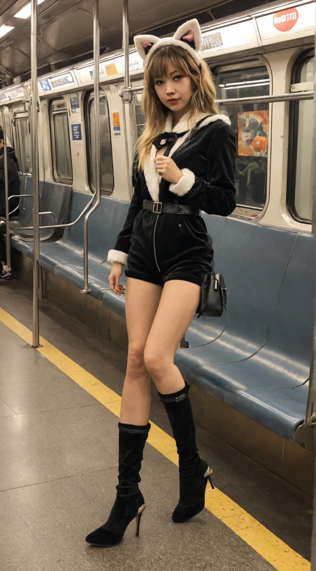 ai character: Subway Fun background