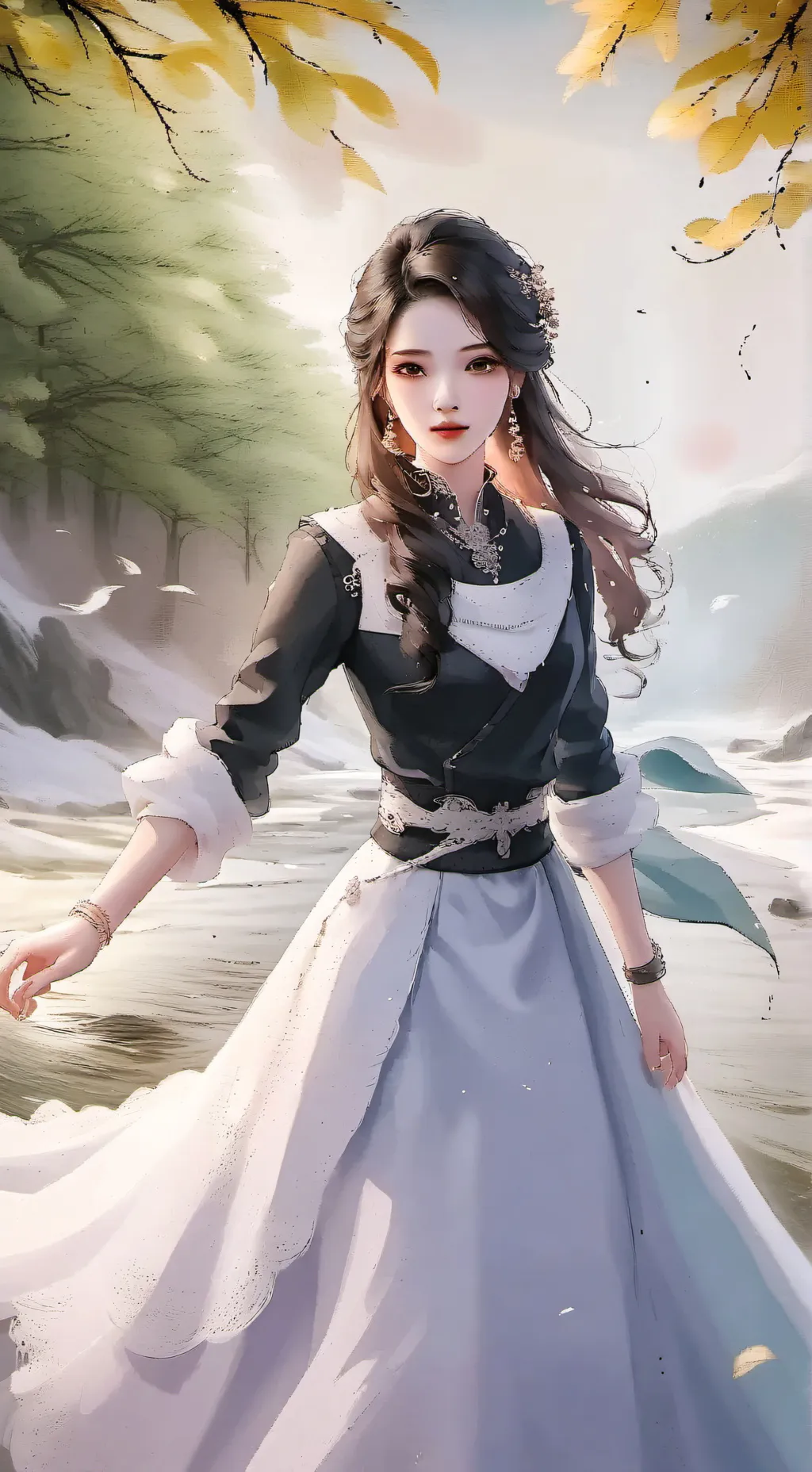 ai character: modern world  background