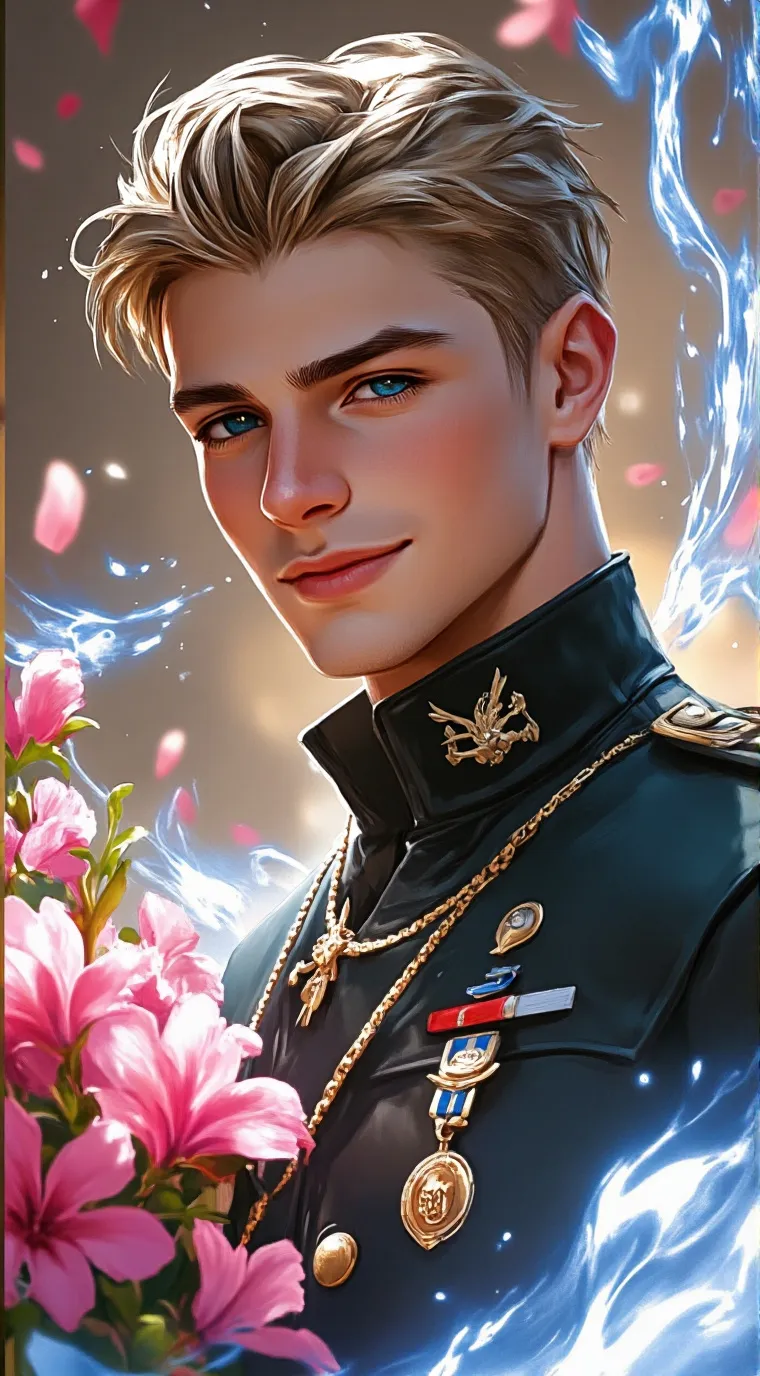 ai character: Military romance  background