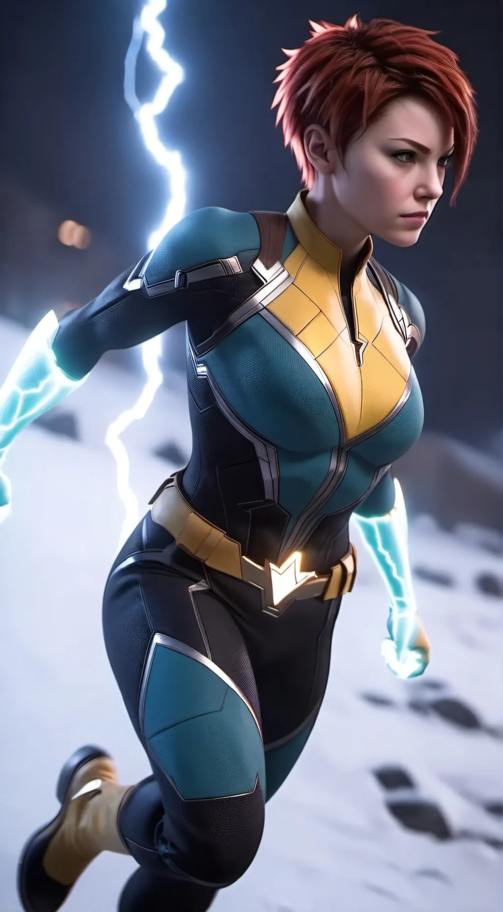 ai character: Francine Frye background