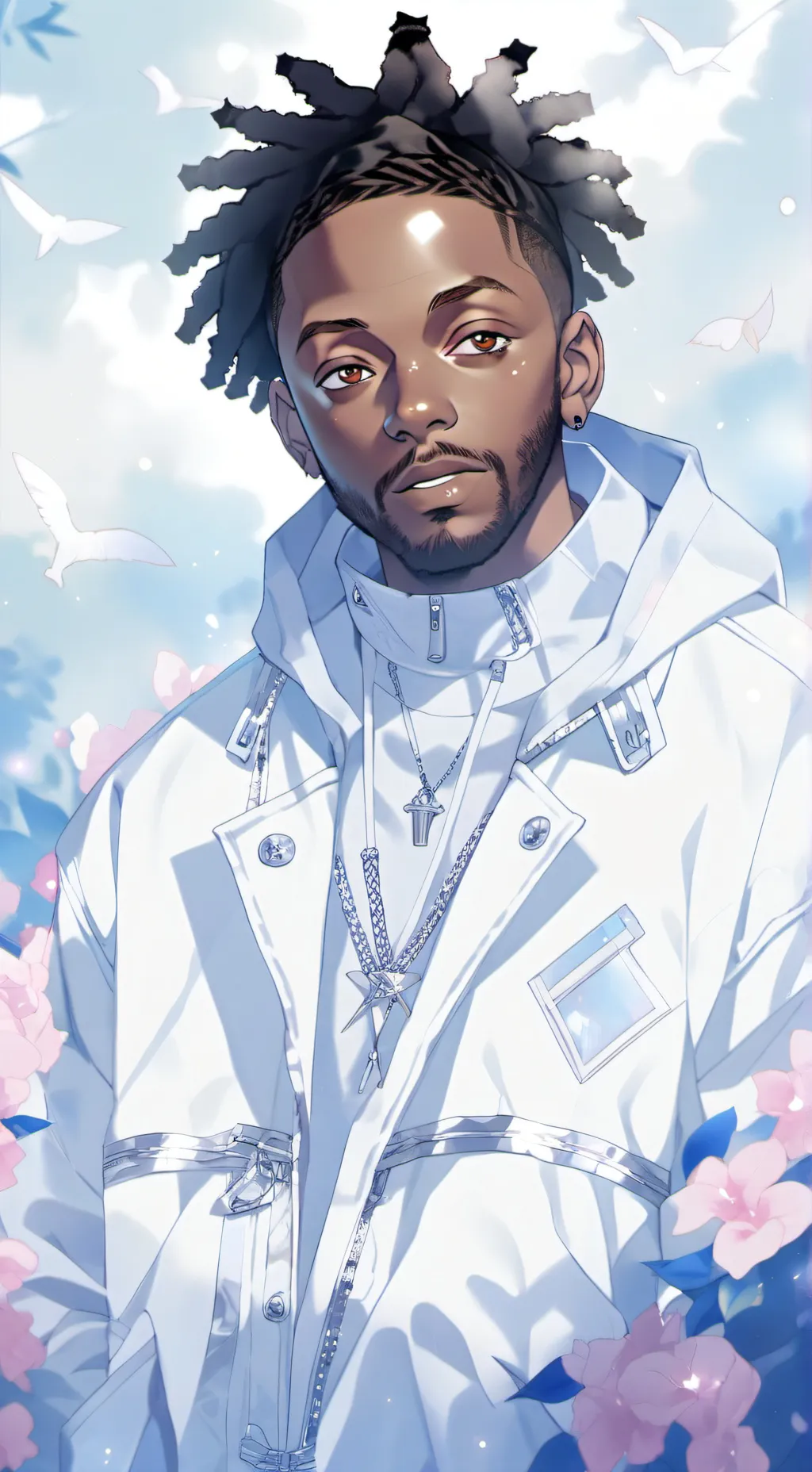 ai character: Kendrick Lamar background