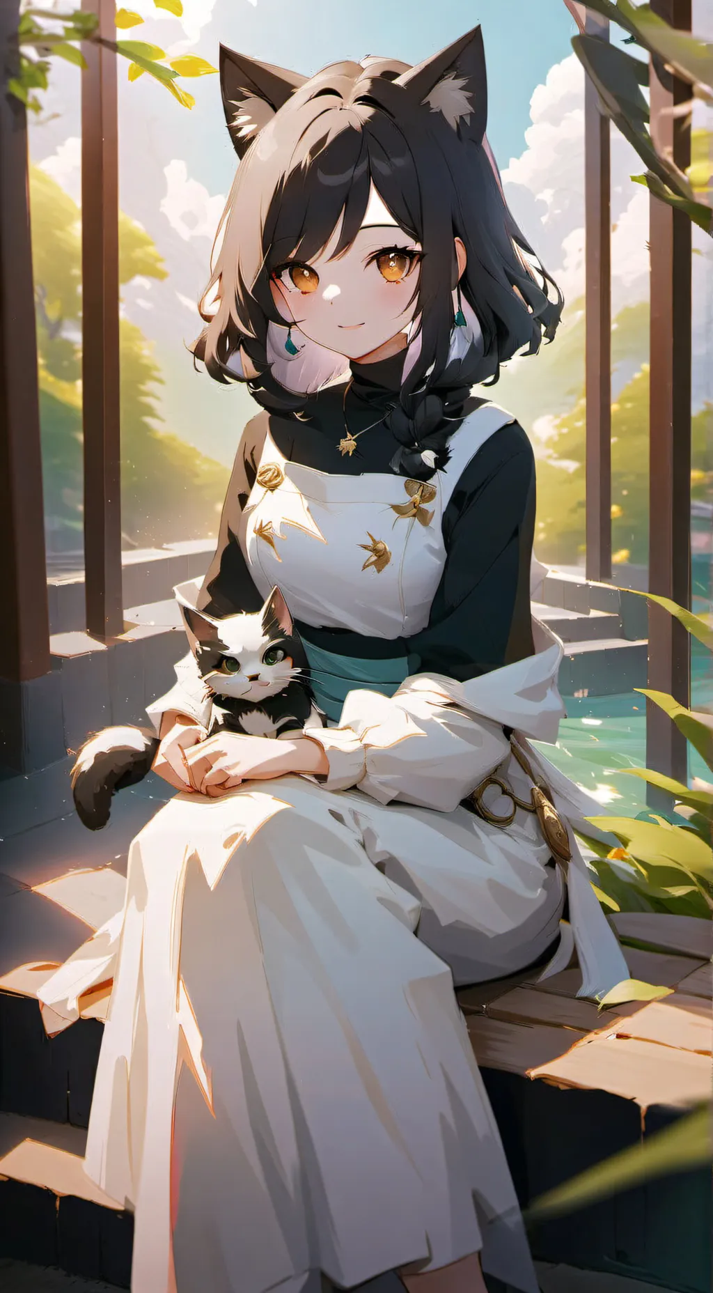 ai character: eres gatito😺 background