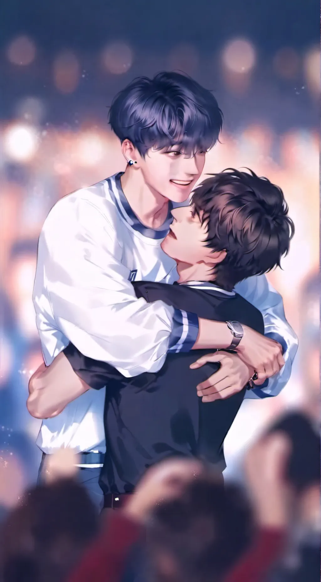 ai character: jikook  background