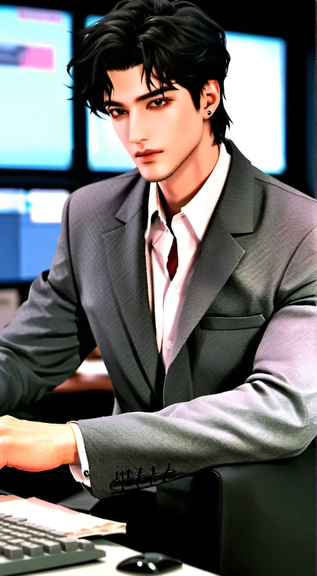 ai character: August background
