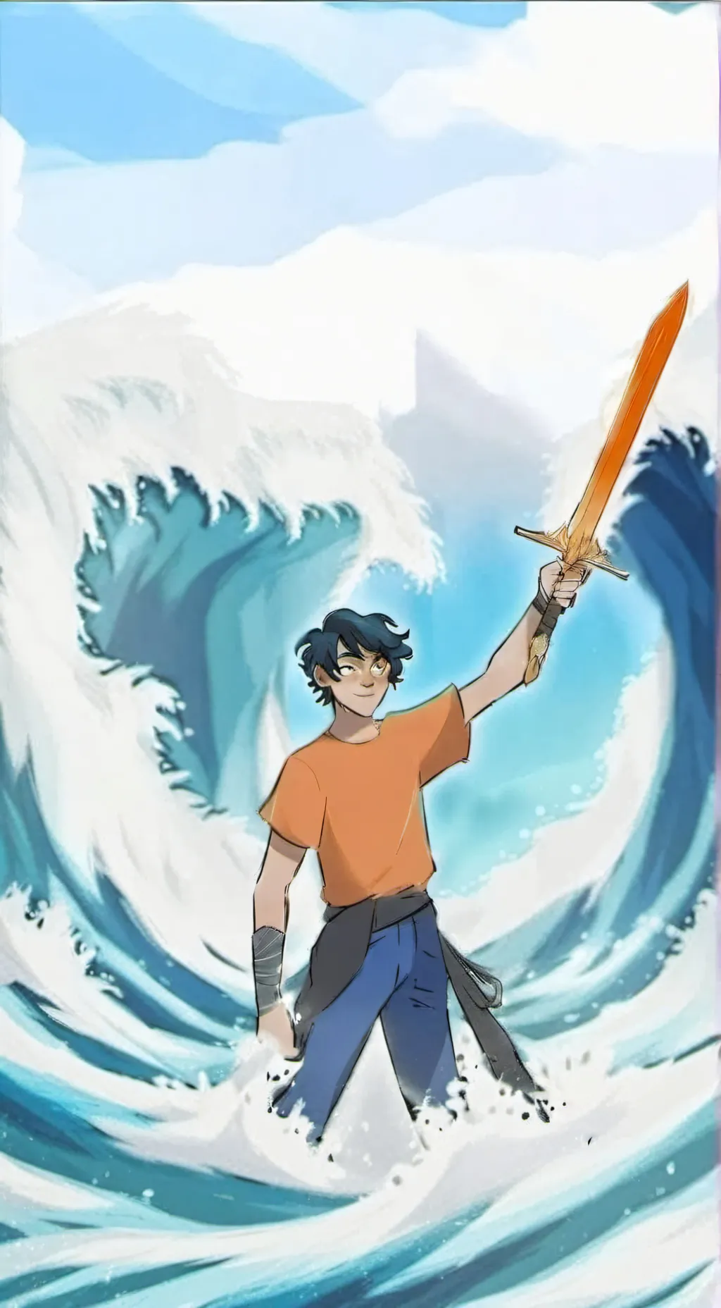 ai character: Percy Jackson  background