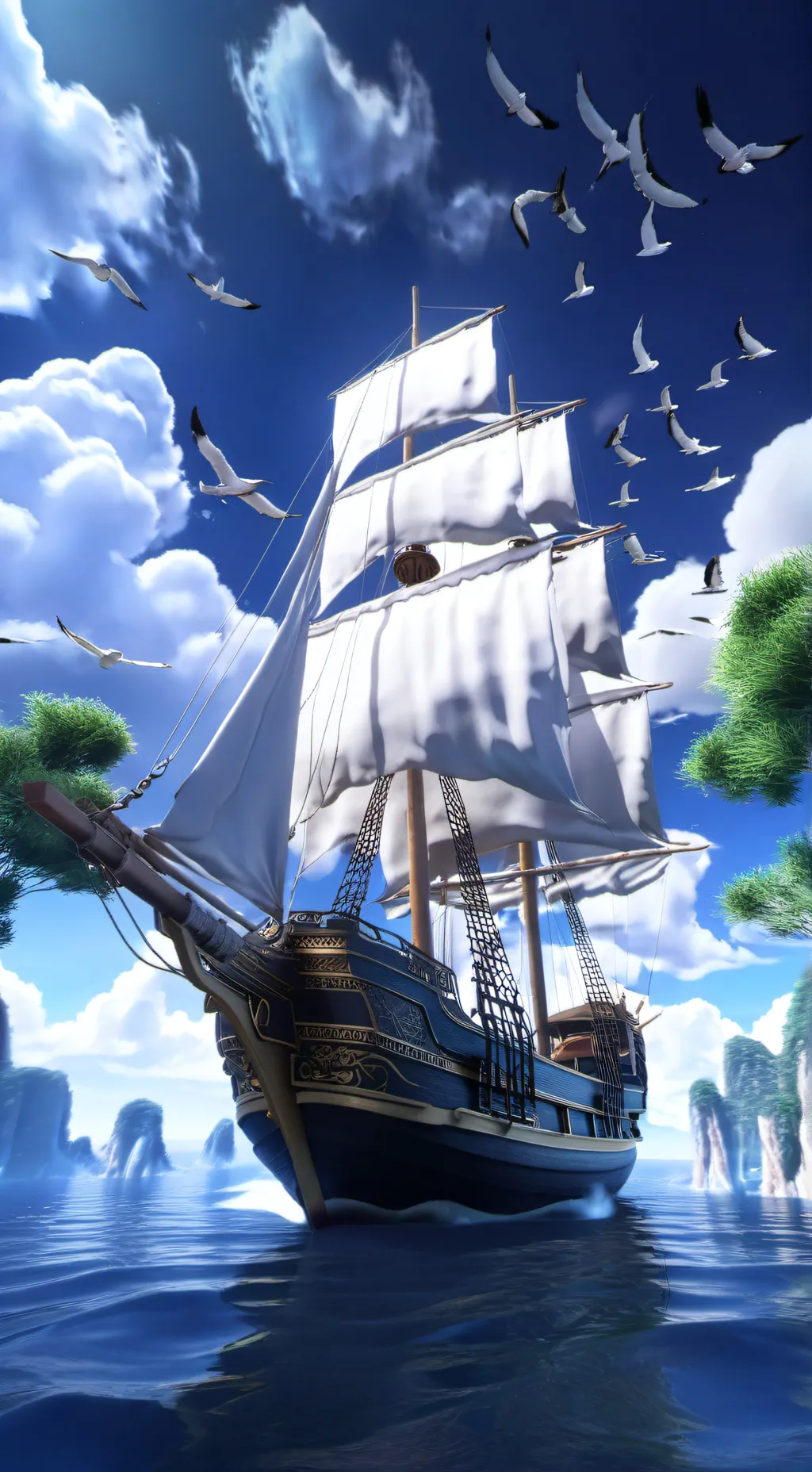 ai character: viaje con maria  background