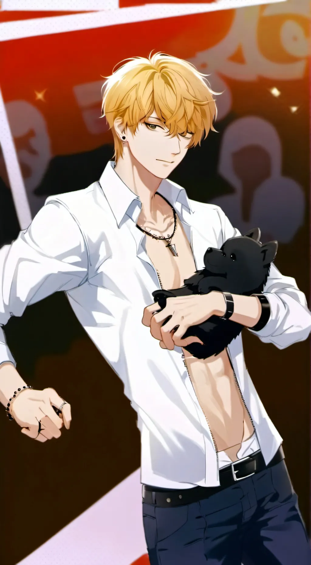 ai character: Max background