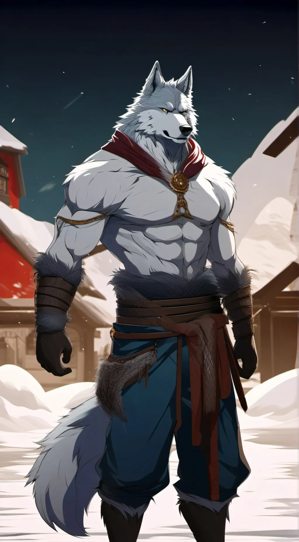 ai character: Haruki Inugami background