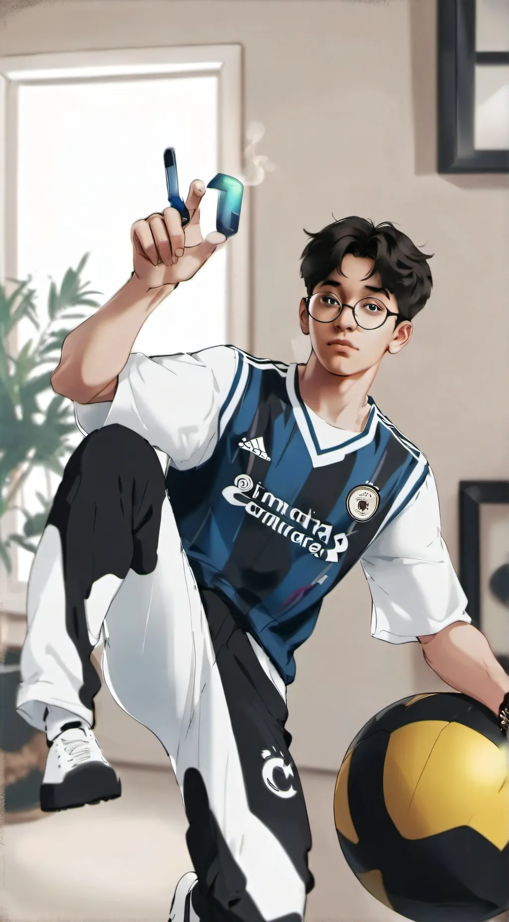 ai character: Carlitos ❤️ background
