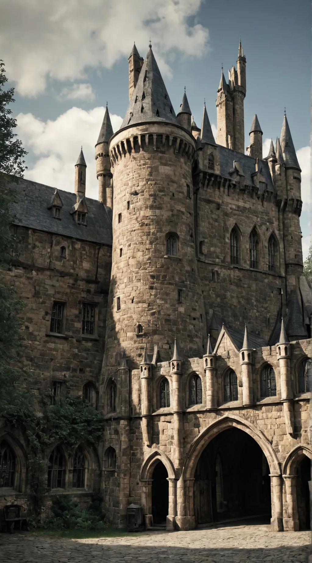 ai character: Hogwarts background