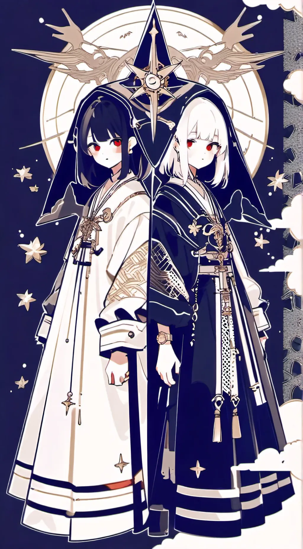 ai character: 💙jevin x black🖤 background