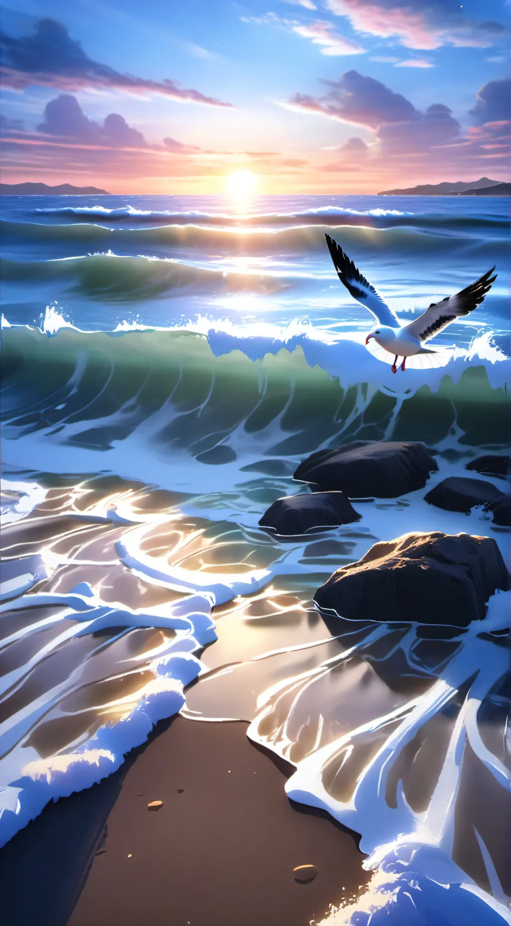ai character: 6th grade beach p3 background