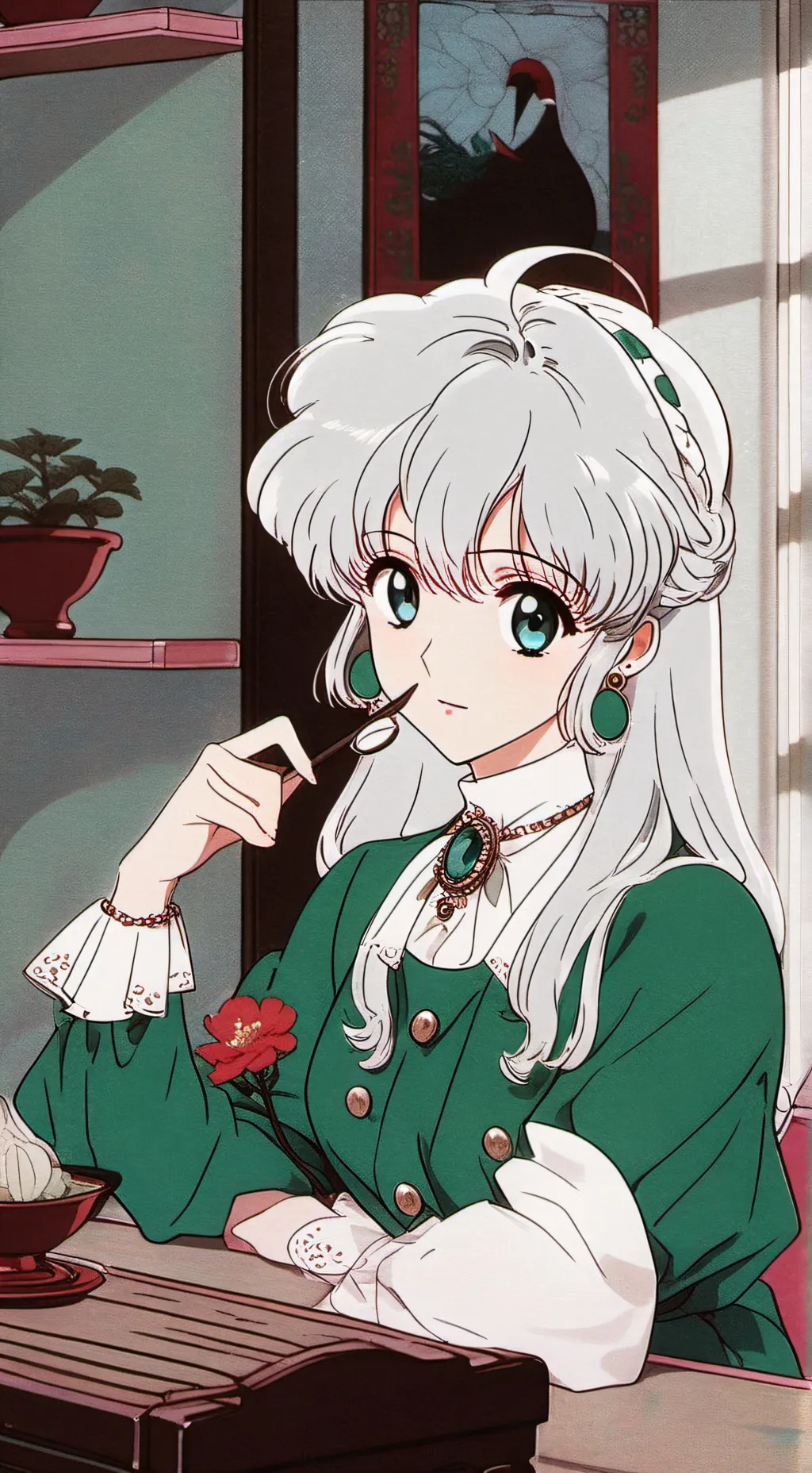 ai character: gray x wenda background