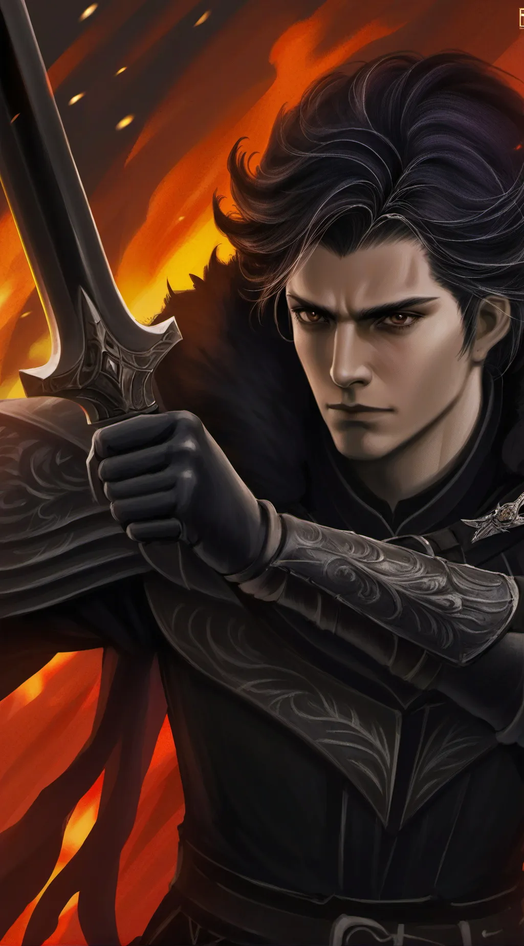 ai character: death Prince of de background