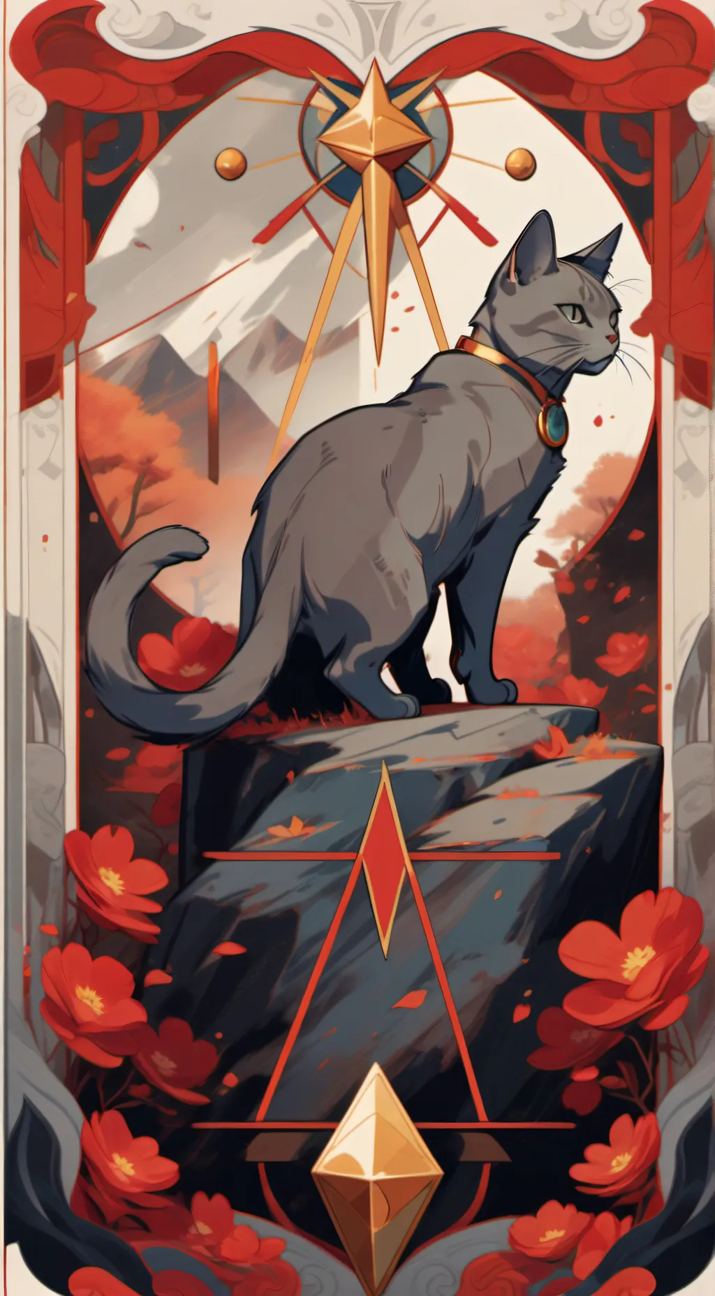 ai character: warrior cats but ? background