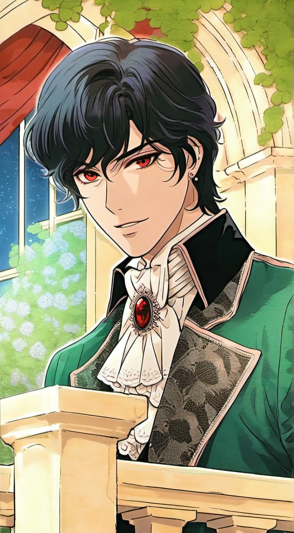 ai character: Callum ￼ background