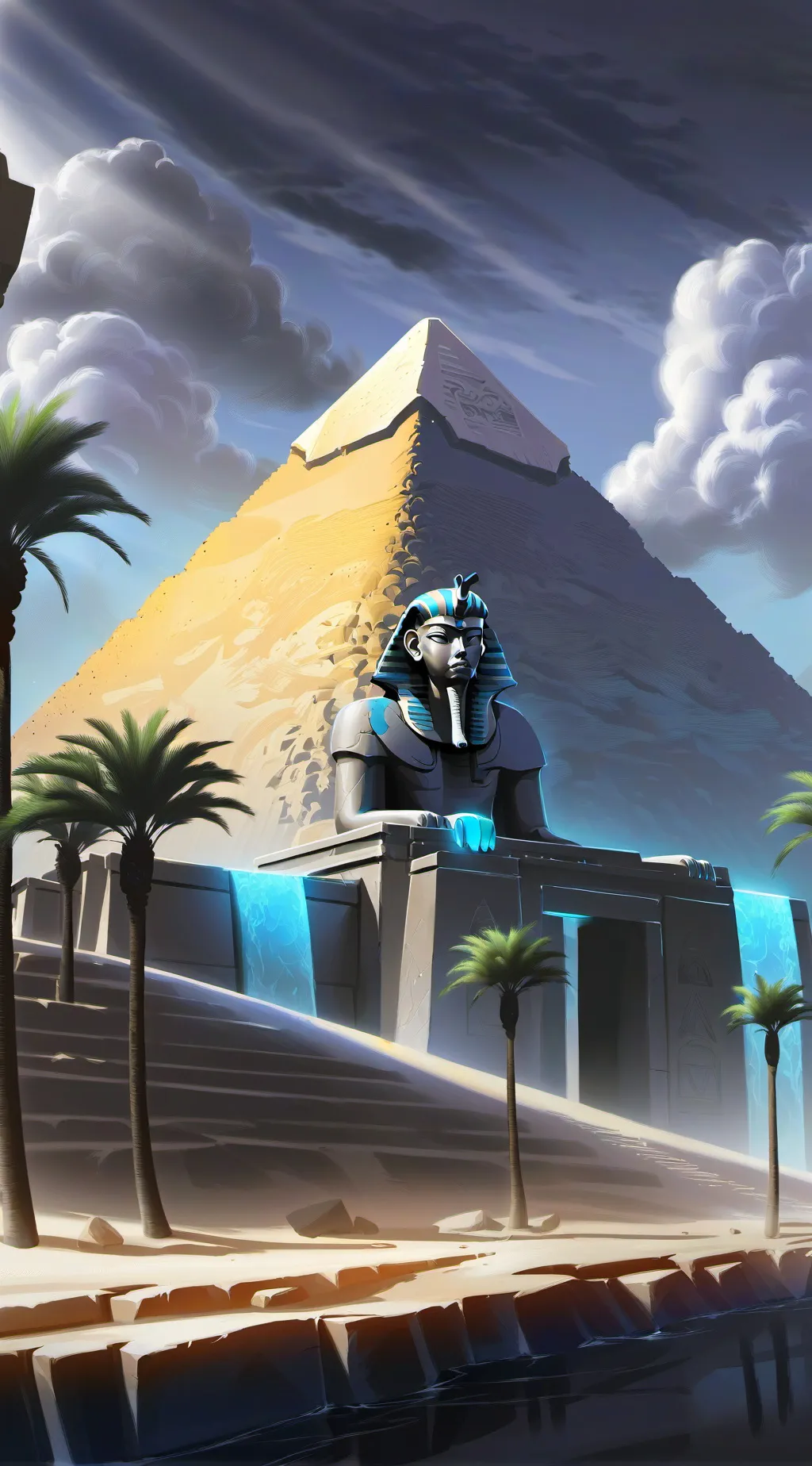 ai character: CRK!!(Egyptian AU) background