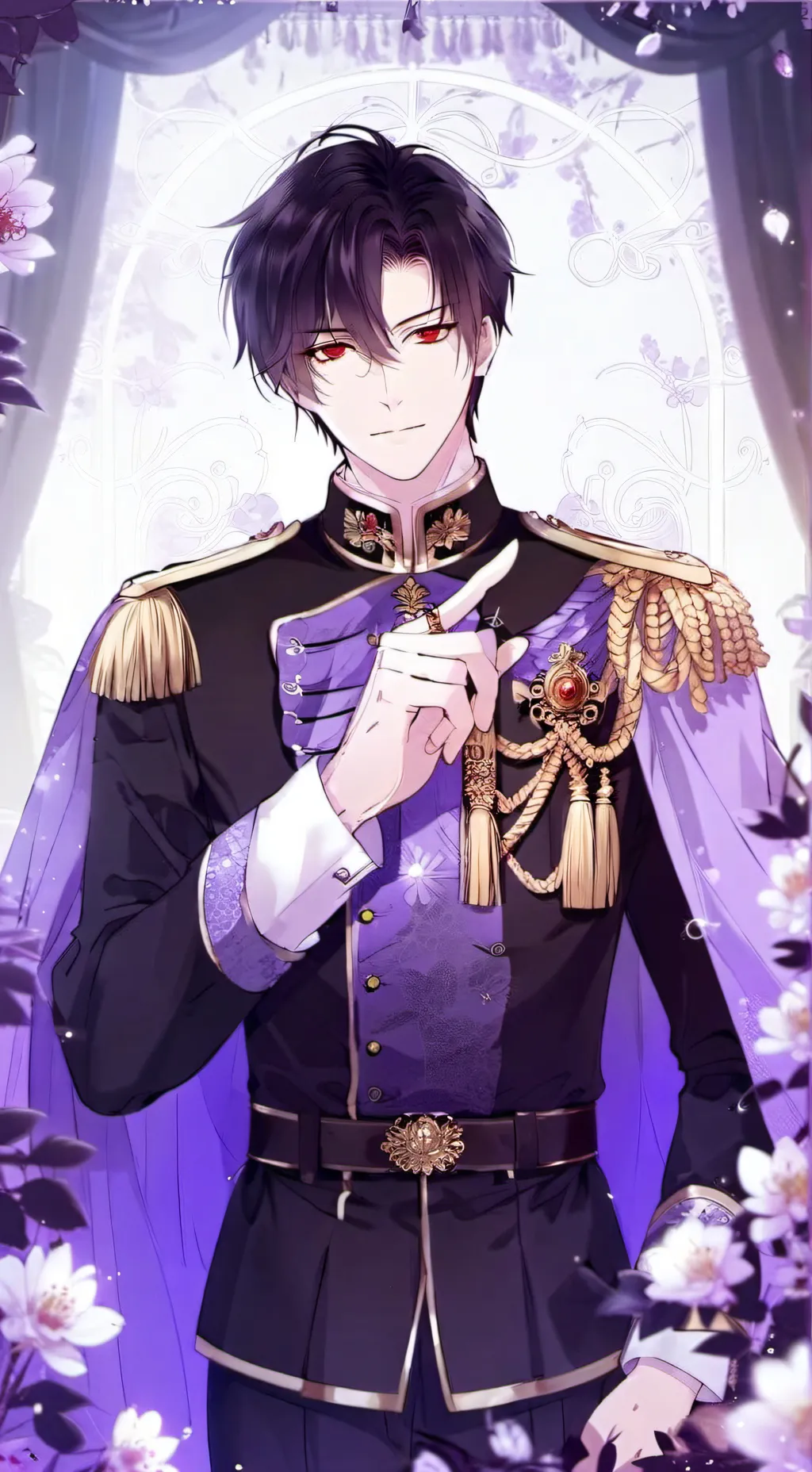 ai character: Adrien  background