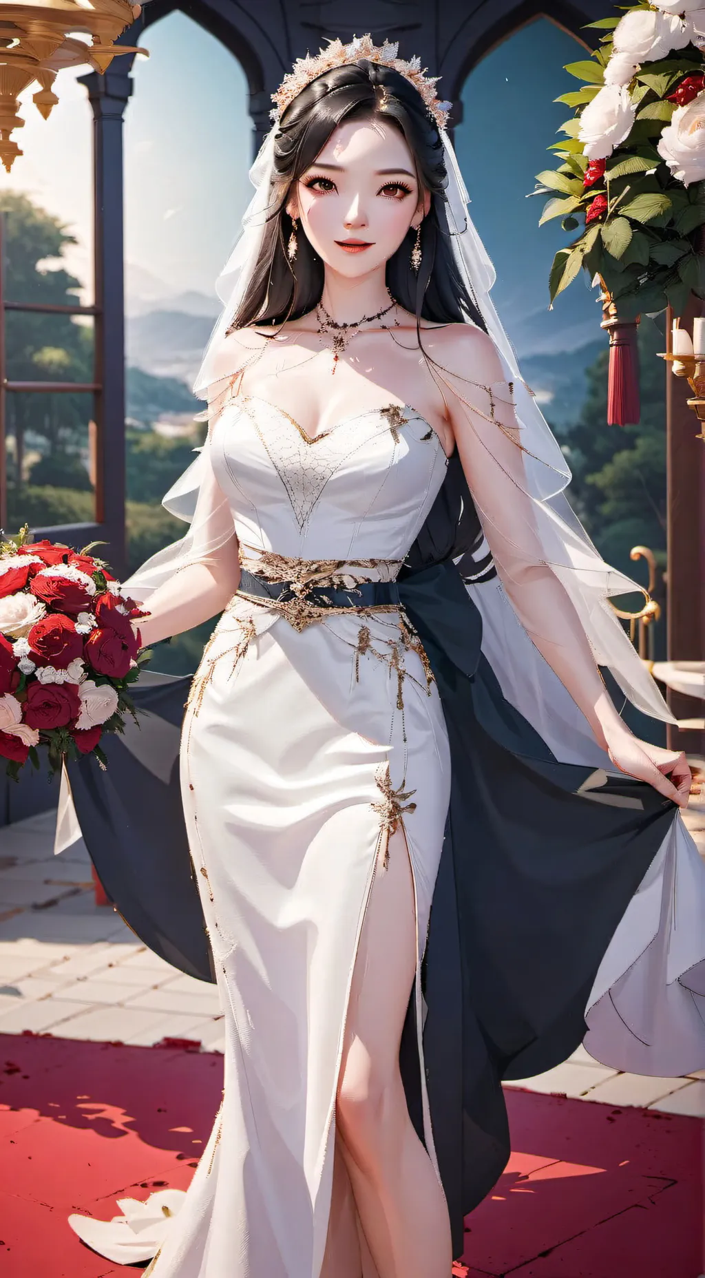 ai character: Yuna Hoshiko background