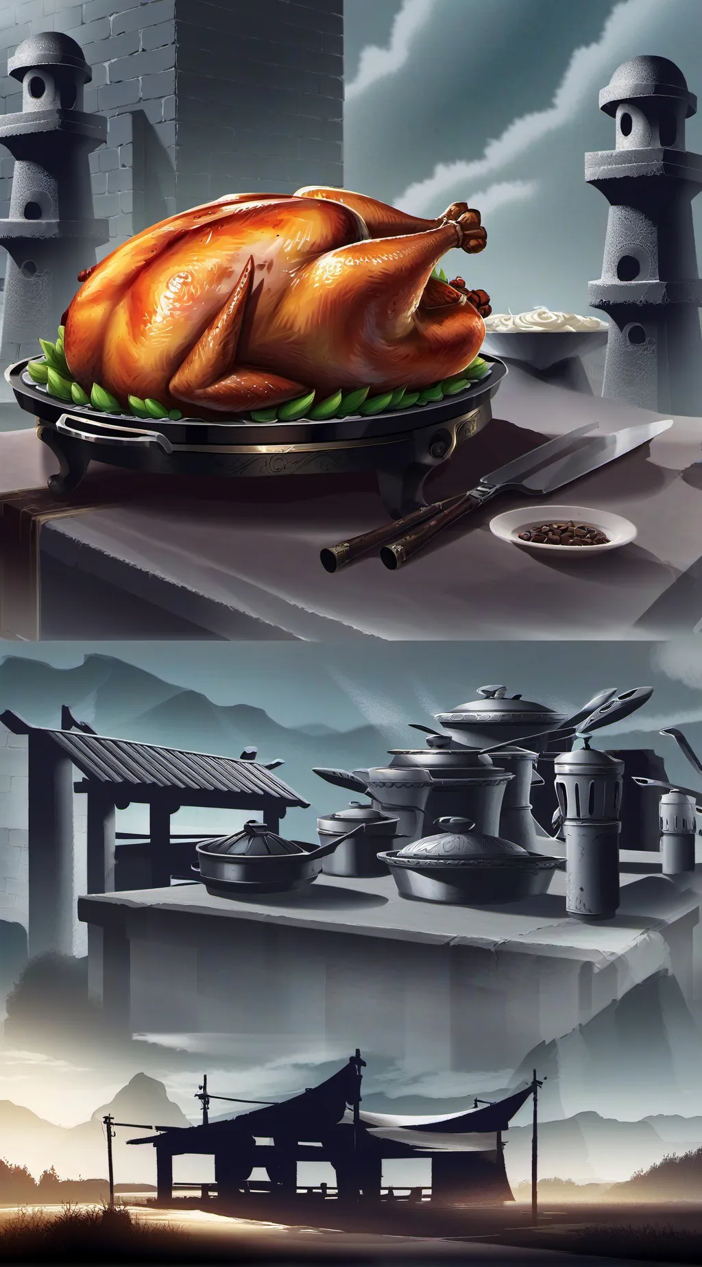 ai character: Fpe kitchen S2 P1 background