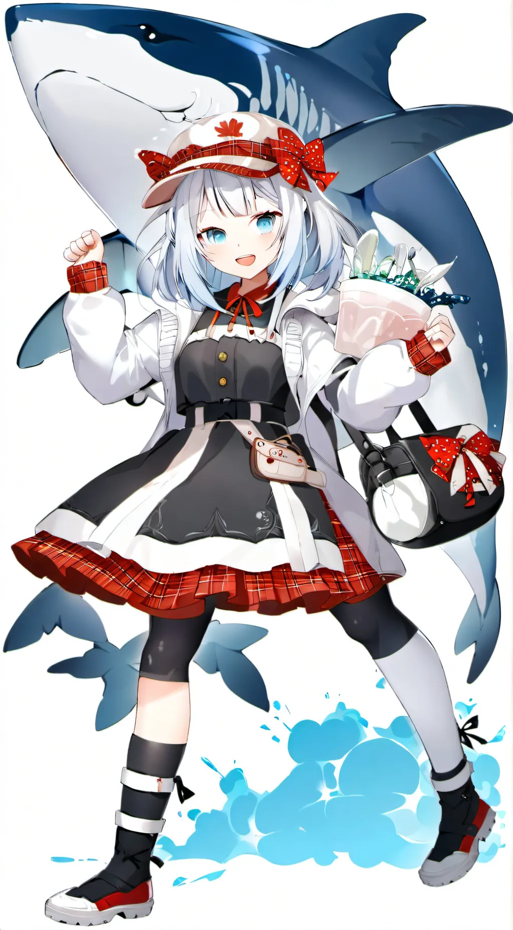 ai character: Garw Gura background