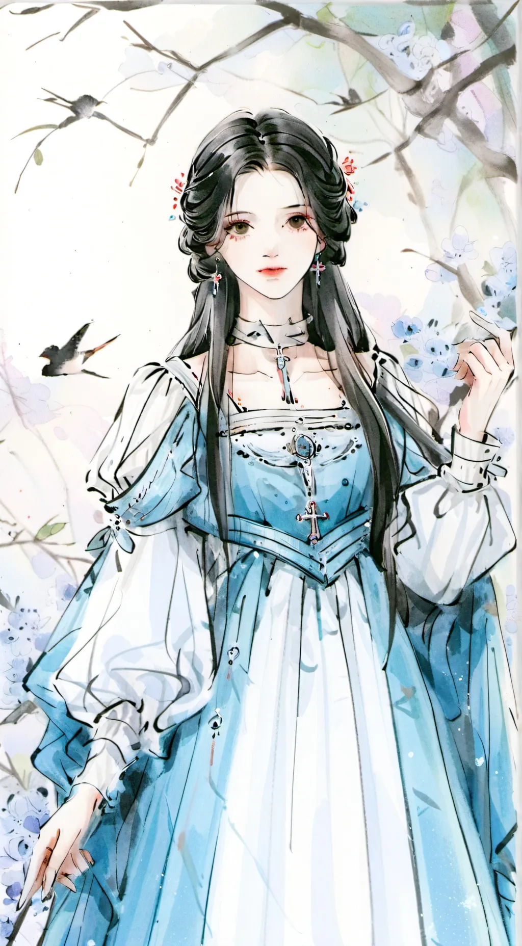 ai character: Olivia  background