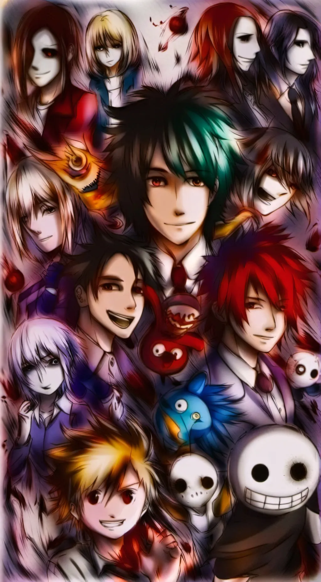 ai character: Creepypasta life background