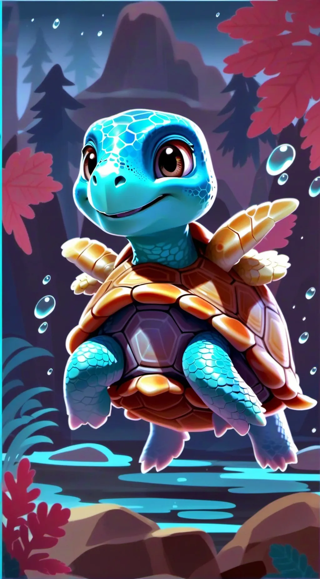 ai character: dandys world  background