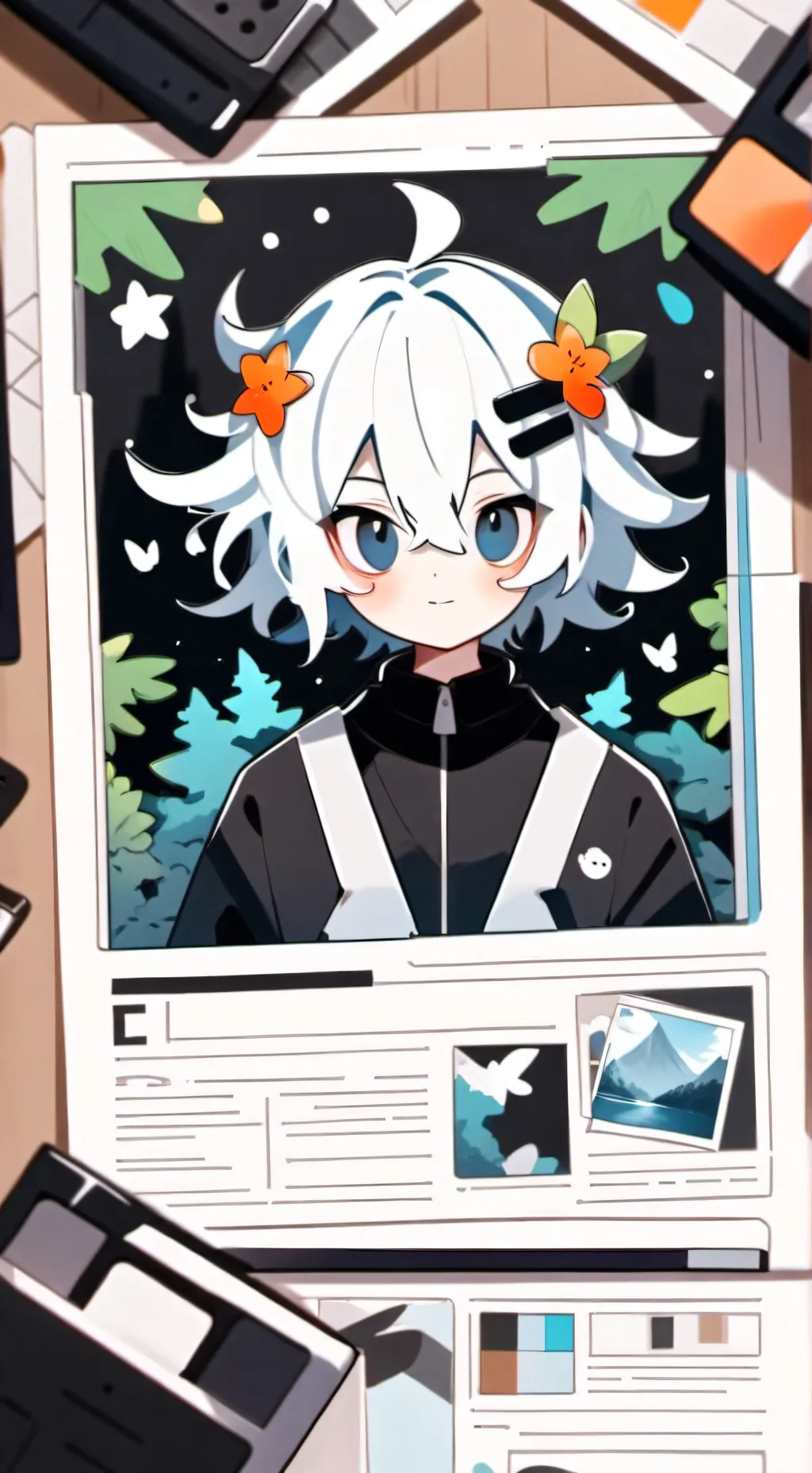 ai character: Joy  background