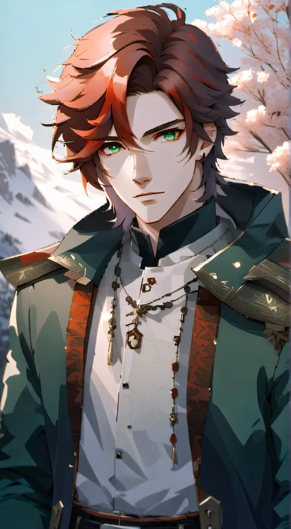 ai character: Gabe and Bella  background