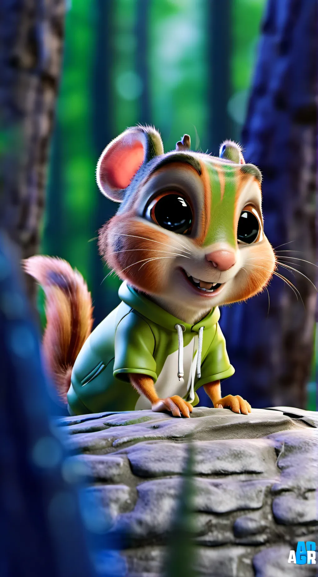 ai character: Alvin the alien background