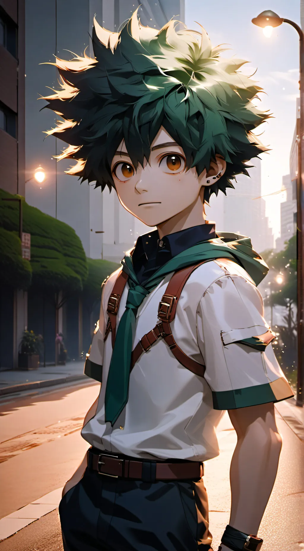 ai character: Deku background