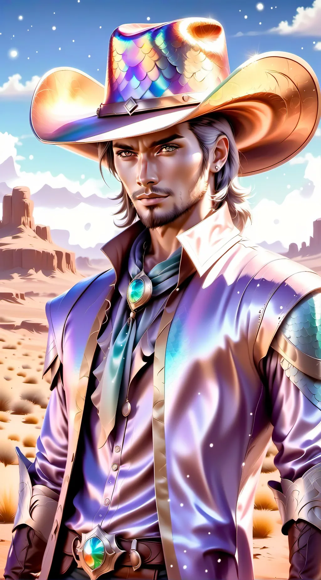 ai character: Citrine background