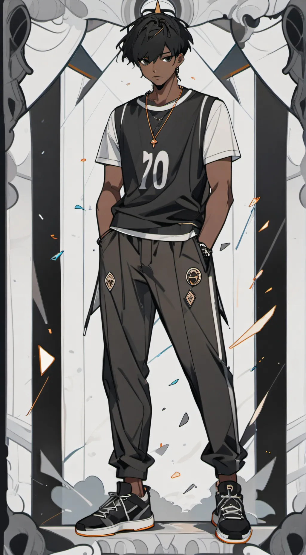 ai character: Issac background