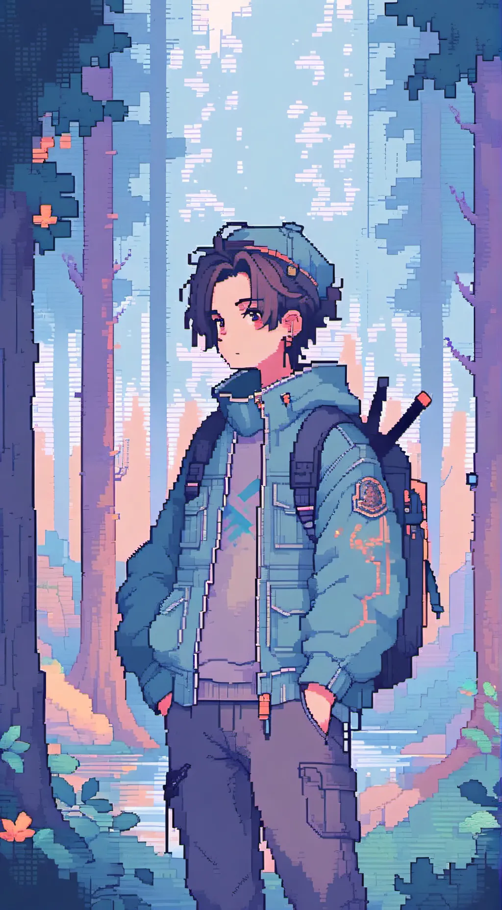 ai character: Stray kids  background