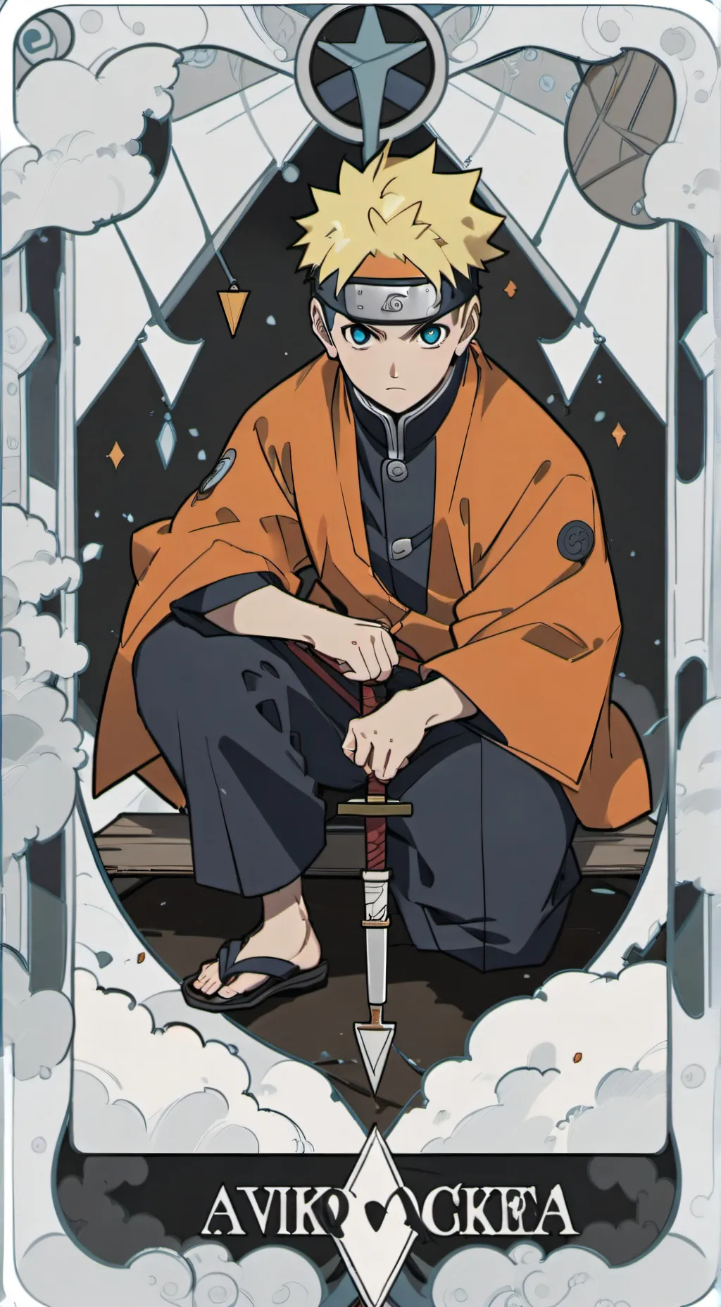 ai character: Naruto Uzumaki background