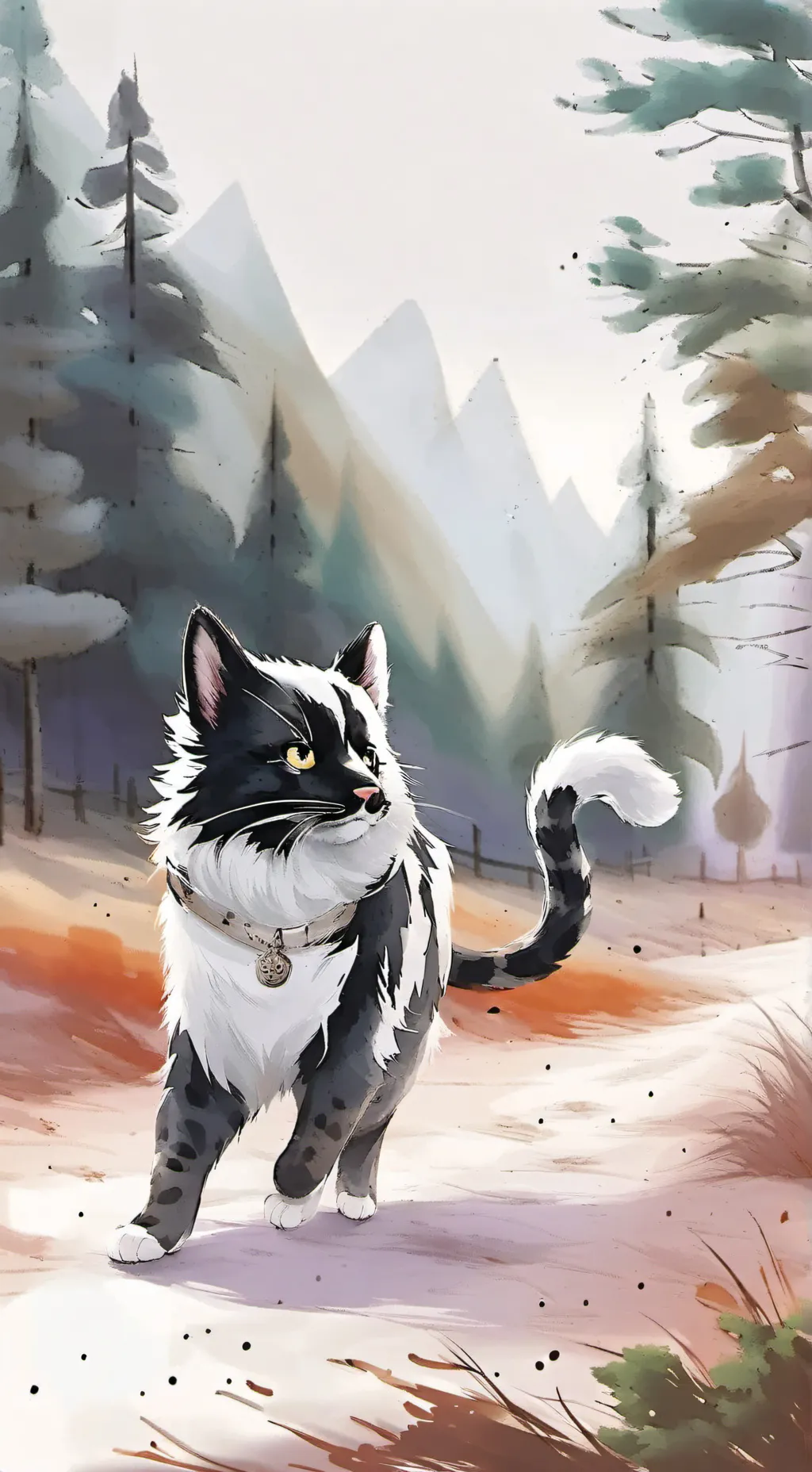 ai character: Swift paw  background