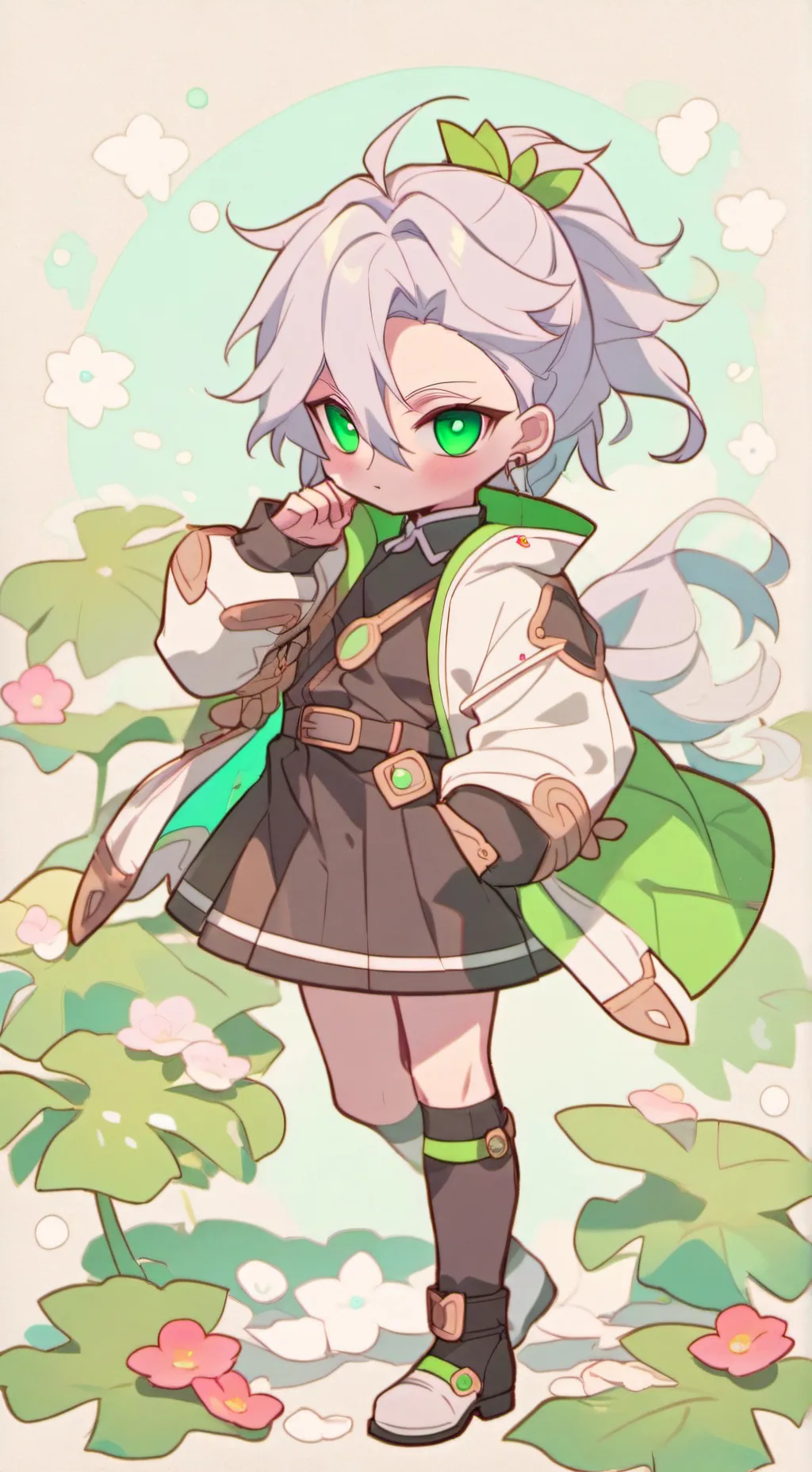 ai character: T. R × Kny background