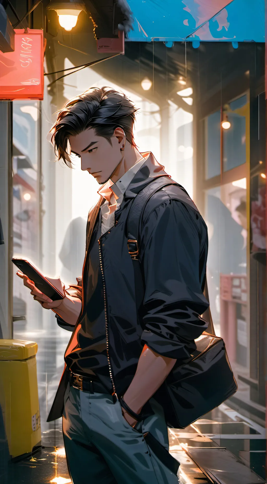 ai character: Caelum background
