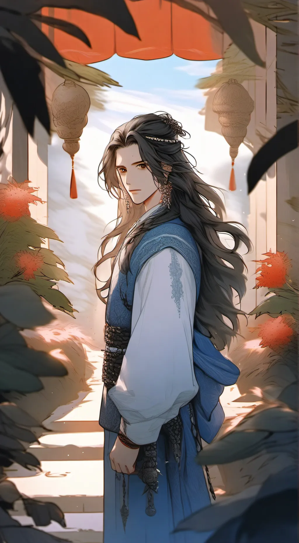 ai character: Damien  background
