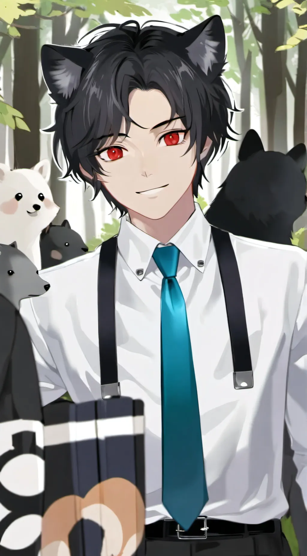 ai character: Hybride background