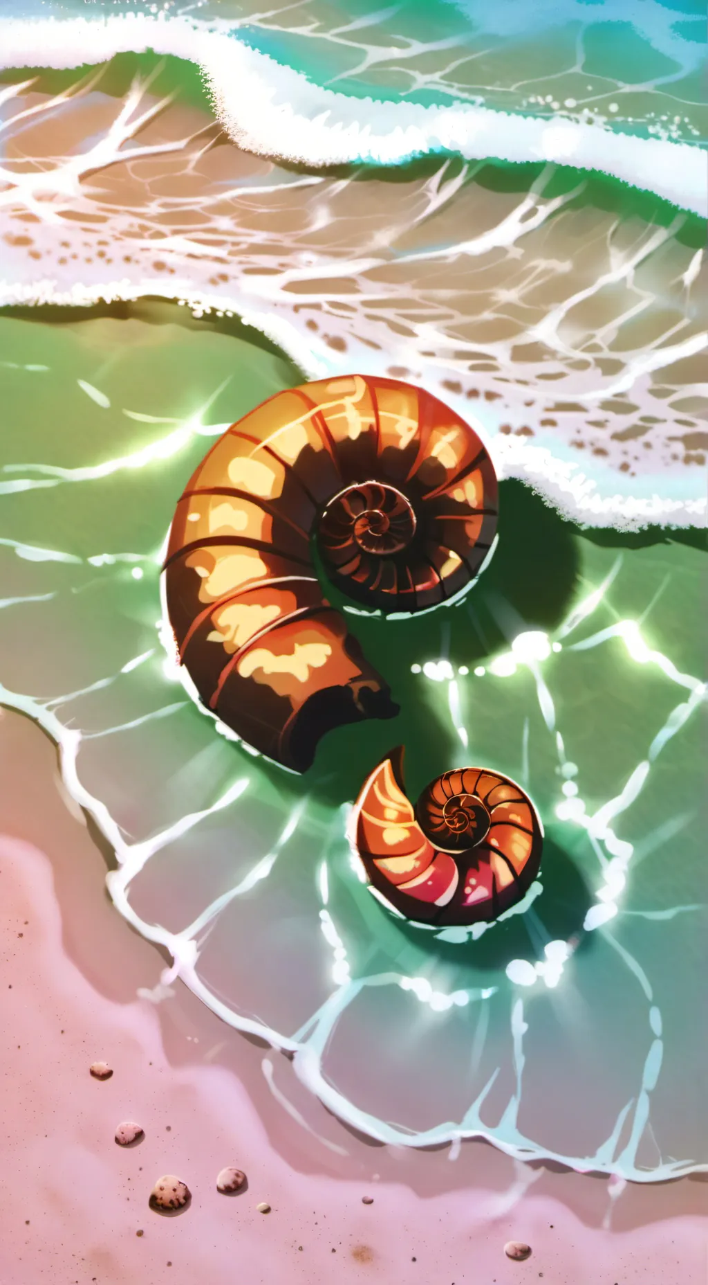 ai character: 📺🐚Shellvision🐚📺 background