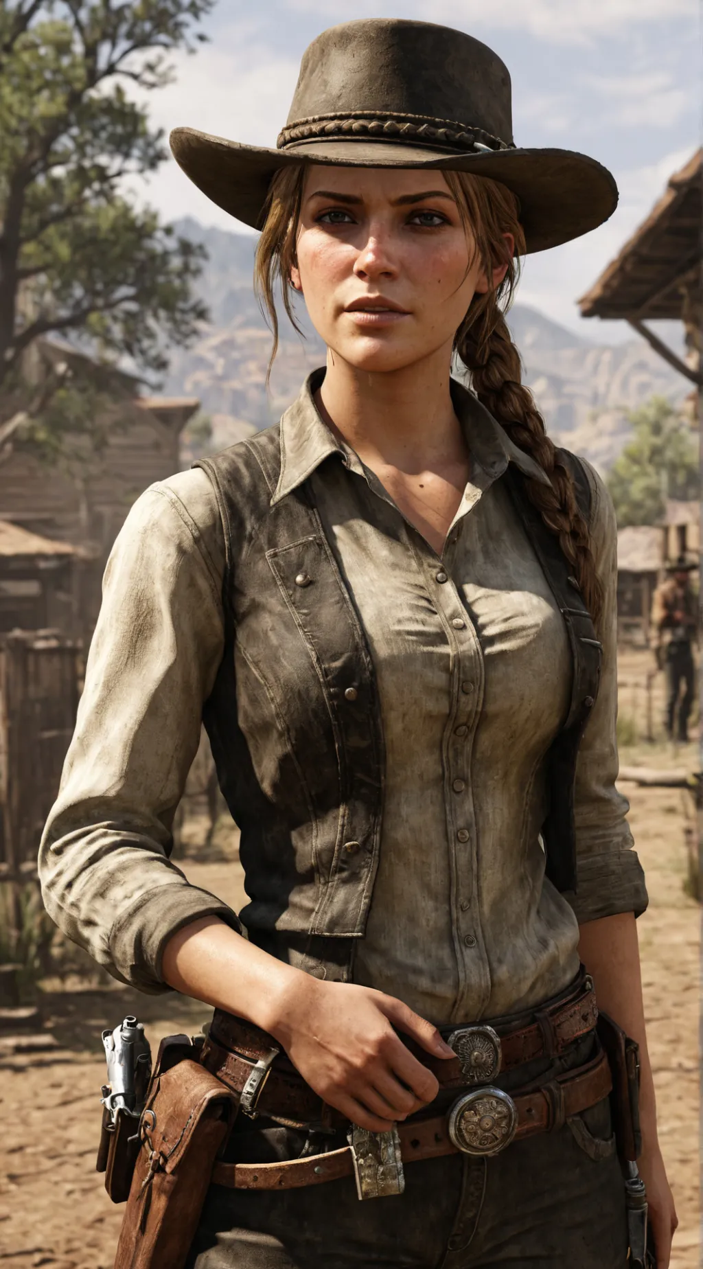 ai character: Sadie Hart background