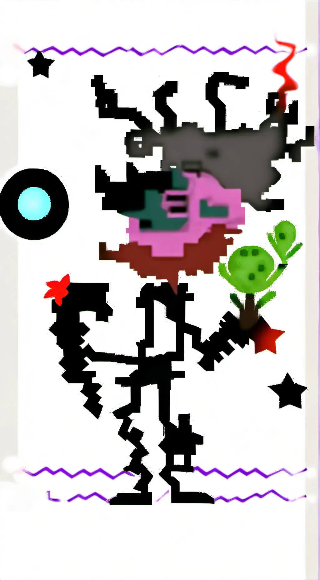 ai character: freaky sprout~ background