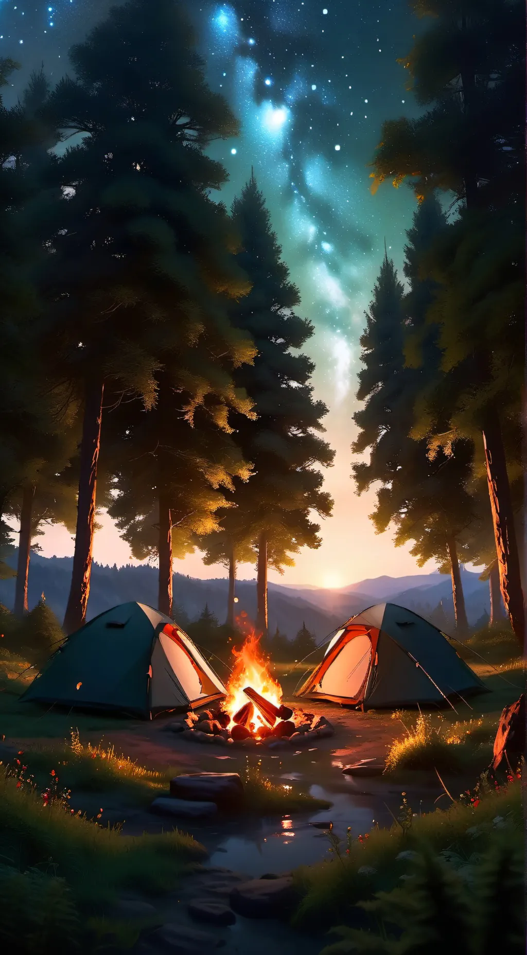 ai character: MD camp background