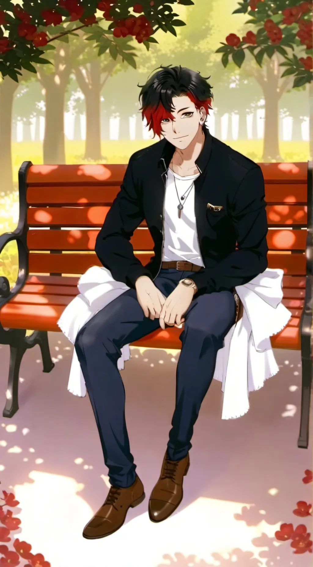 ai character: Damián  background