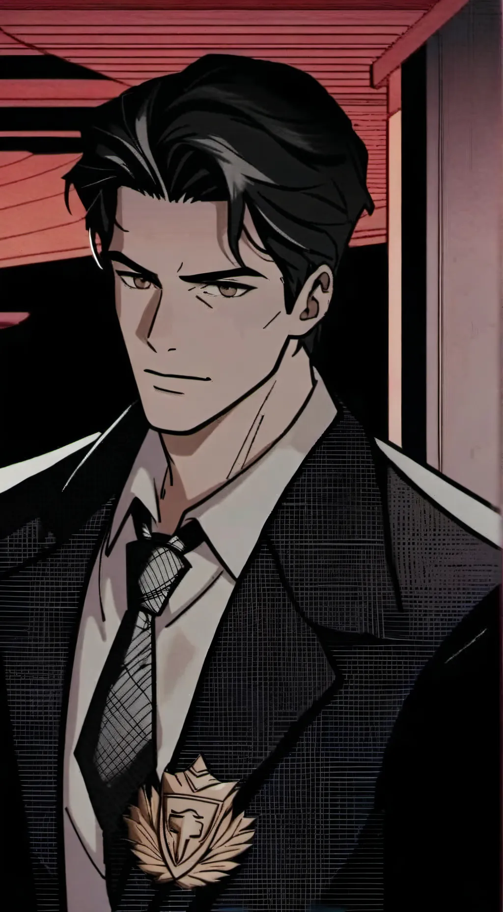 ai character: Strict bodyguard background
